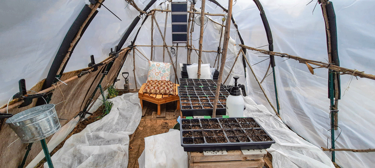 cheap and easy hoop house